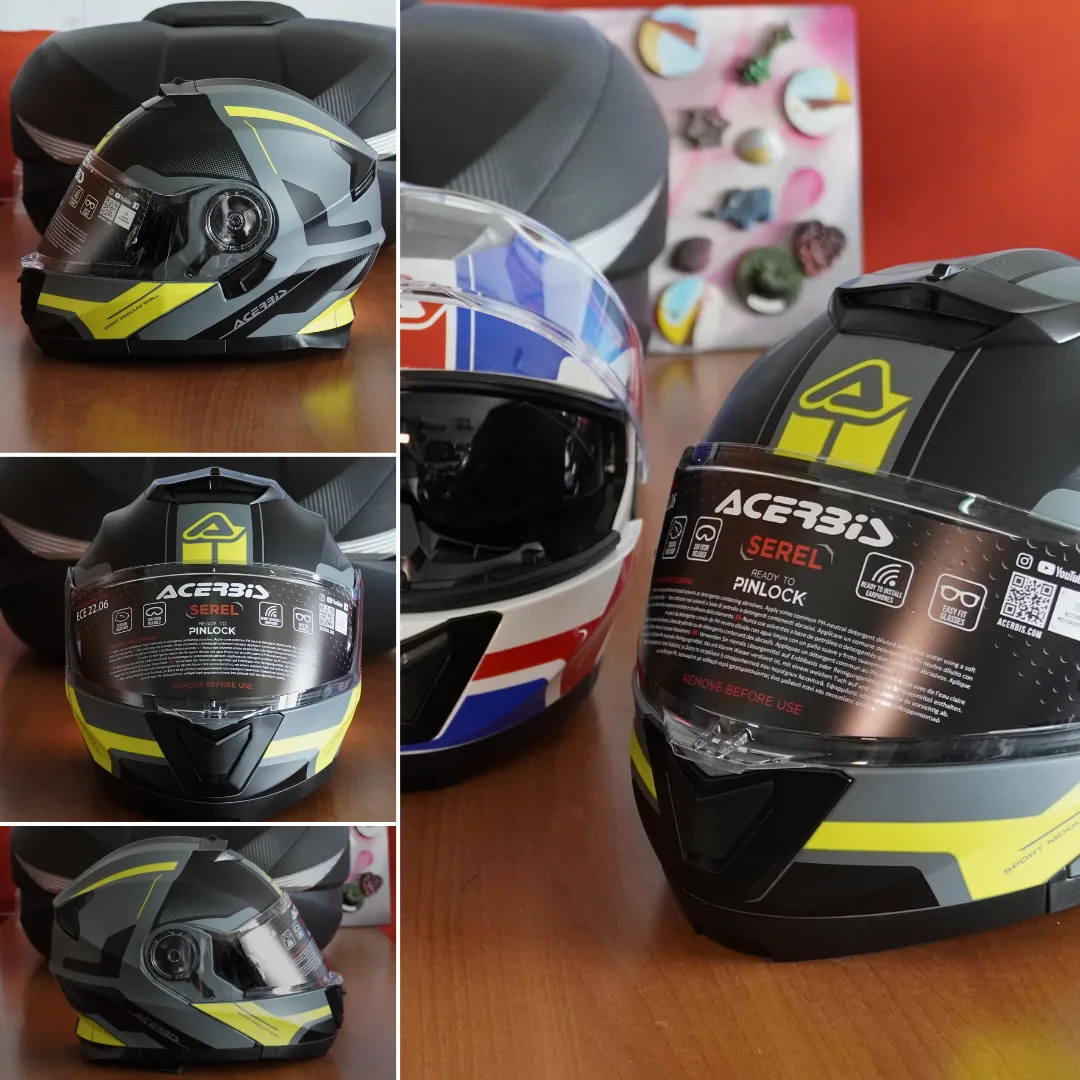 Helmets and riding gear available in store