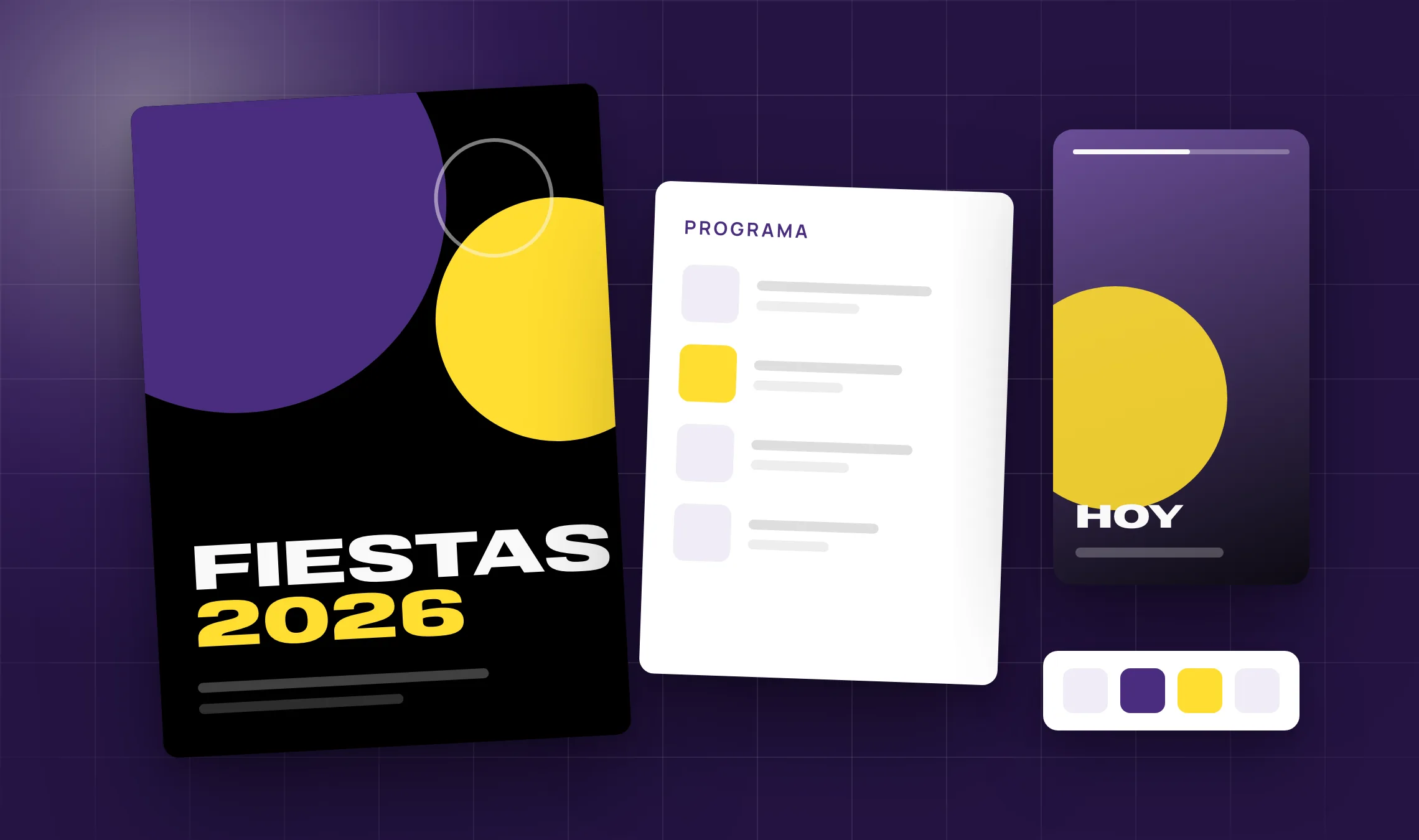 Comunicación para fiestas y eventos